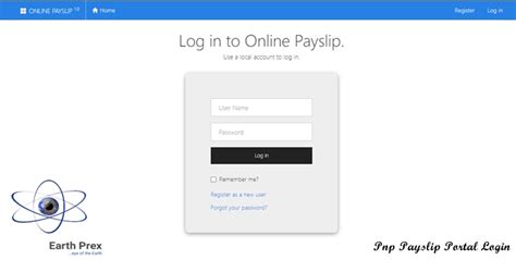 pnp online payslip login